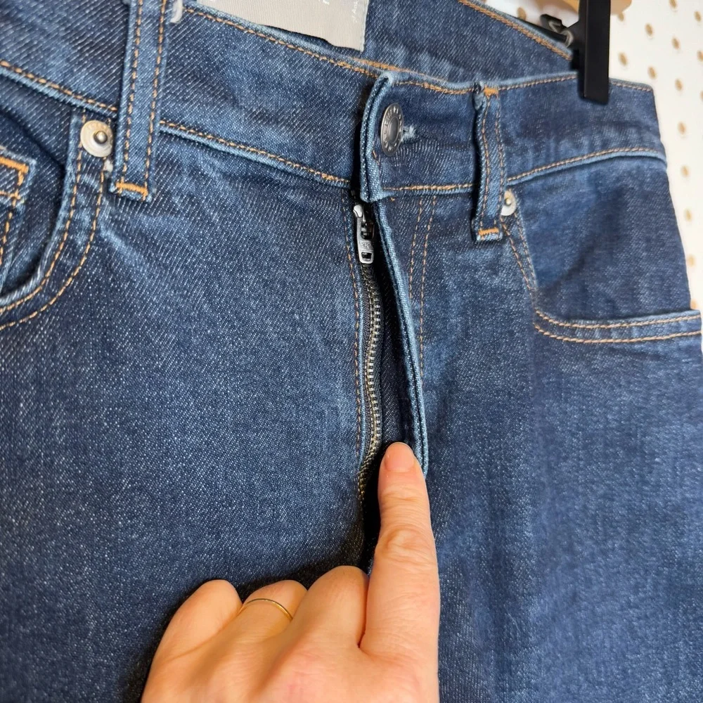 Everlane | Indigo Blue Wash Skinny Jeans Sz. 28 Ankle - Picture 2 of 6